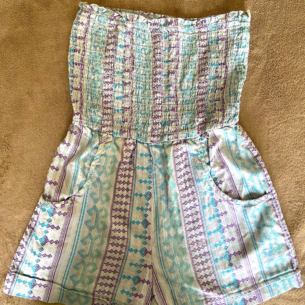 Tube Top Romper